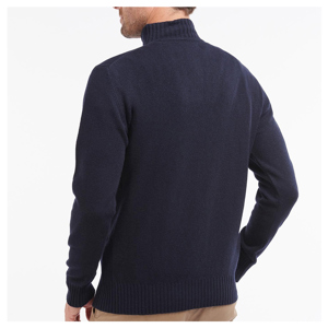 Barbour Essential Lambswool Half Zip Sweater - Navy